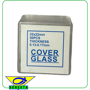 Cover glass 22x22 mm